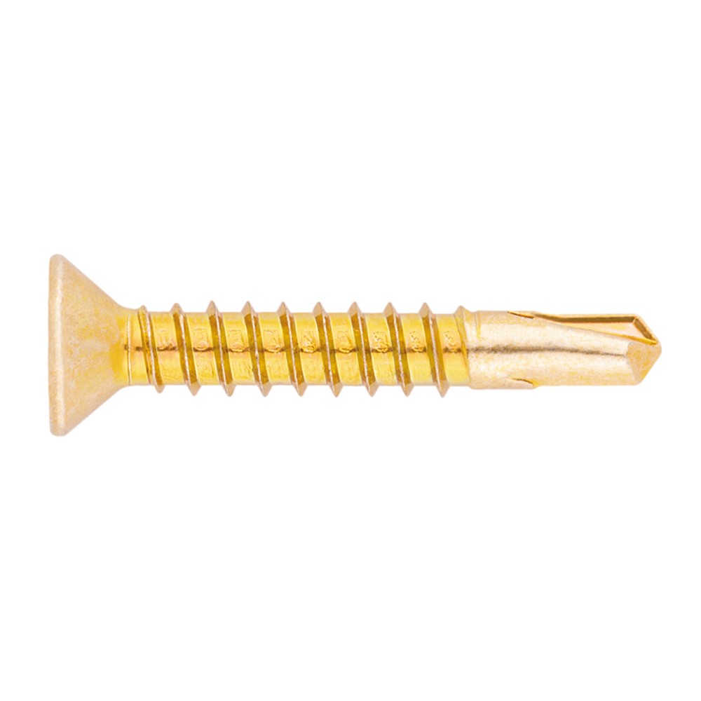PVC-40 B [CP] Tornillos para carpintería de PVC. Bicromatado. Punta broca piloto